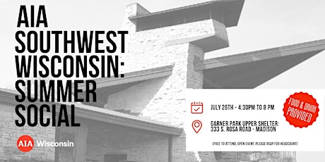 AIA Southwest Wisconsin: Summer Social primary image