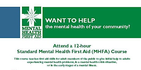 Mental Health First Aid Training -Perth External Members primary image
