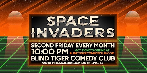 Imagem principal do evento Space Invaders @ The Blind Tiger Comedy Club