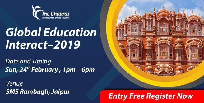 Global Education Fair 2019 in Jaipur - Free Registration