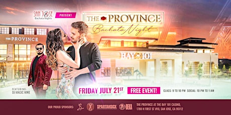 Imagem principal de Bachata Nights at The Province (attached to the Bay 101 Casino)