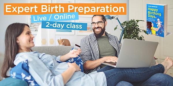 Birth preparation "Happy Birthing Days" Sat+Sun (English)  (ONLINE)