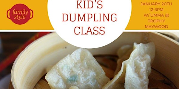 Kid's Dumpling Class