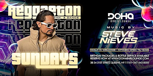 Hottest Sunday Night Reggaeton Party in Queens, NY primary image