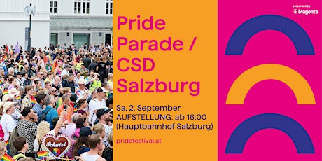 Hauptbild für Pride Parade Salzburg 2023