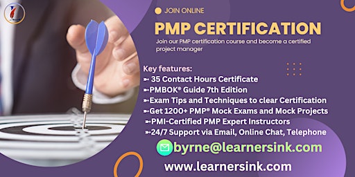 Immagine principale di PMP Exam Prep Certification Training Courses in your location 