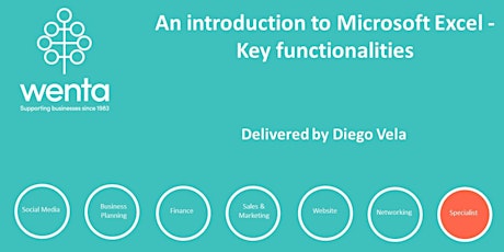 An introduction to Microsoft Excel - Key functionalities