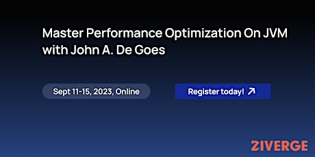 Image principale de Performance Optimization on the JVM by John A. De Goes