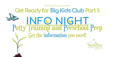 Info Night: Potty Training and Preschool Prep primary image