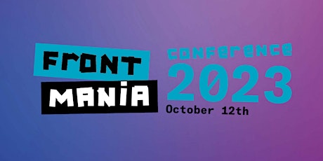 Primaire afbeelding van Frontmania Conference 2023