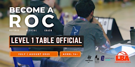 Level 1 Basketball Table Official | July - August 2023 primary image