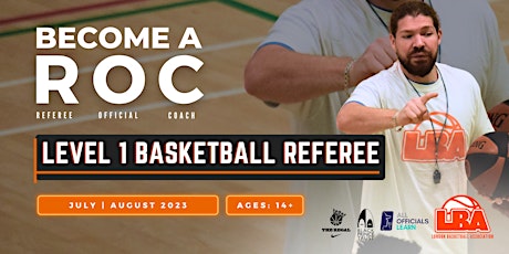 Level 1 Basketball Referee | July - August 2023 primary image