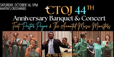 CHRIST TEMPLE OF JOY ANNIVERSARY BANQUET & CONCERT primary image