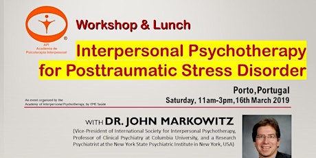 Imagem principal de WORKSHOP Interpersonal Psychotherapy for Posttraumatic Stress Disorder