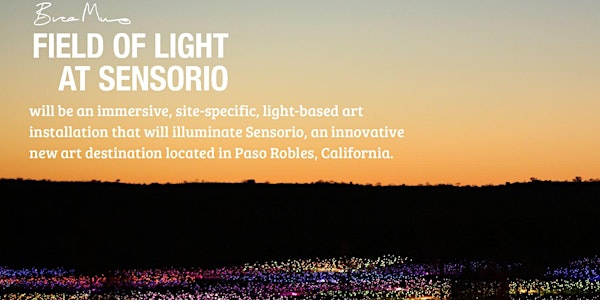 Volunteers for Bruce Munro: Field of Light at Sensorio