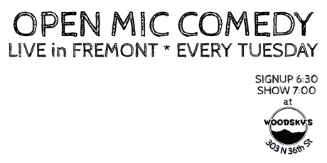Open-Mic Comedy at Woodsky's