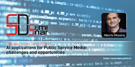 [SmartData@PoliTO] AI applications for Public Service Media: challenges and opportunities