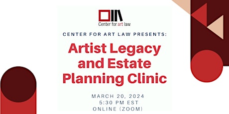 Artist Legacy and Estate Planning Clinic primary image