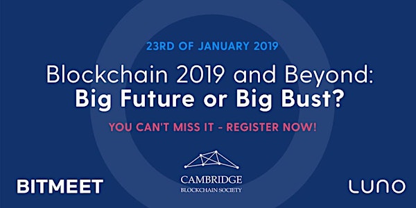 Blockchain 2019 and Beyond: Big Future or Big Bust?