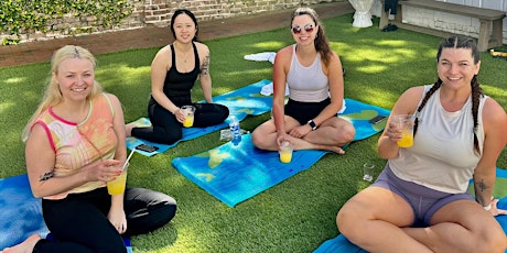 Yoga + Sips at The Kimpton Brice Hotel