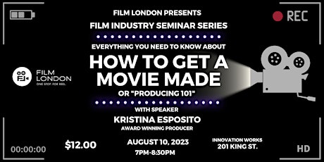 Imagem principal de Film London Seminar- Producing 101