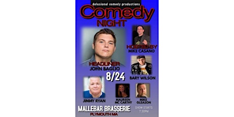Mallebar Brasserie Comedy Night primary image