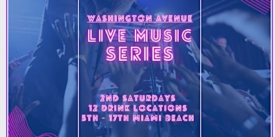 Hauptbild für Washington Avenue Live Music Series - FREE -  Get on  the list!