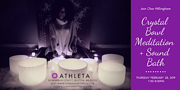 Crystal Bowl Meditation/Sound Bath (Athleta Boston)