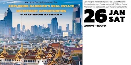 Exploring Bangkok's Real Estate Investment Opportunities over High Tea primary image