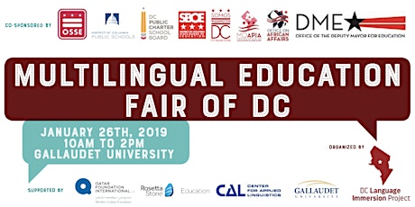 2019 Multilingual Education Fair of DC primary image