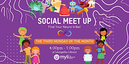 Social Meet Up: Find Your Neuro-Tribe!  @ Leongatha Library primary image