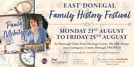 Imagem principal do evento East Donegal Family History Festival