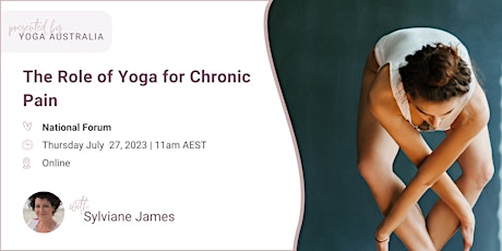 Imagem principal do evento The Role of Yoga for Chronic Pain