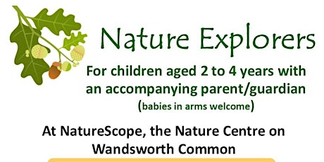 Nature Explorers - For children aged 2-4 years with accompanying guardian primary image