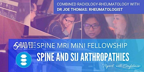 Image principale de SPINE MRI ONLINE GUIDED MINI FELLOWSHIP IN SPINE & SIJ ARTHROPATHIES