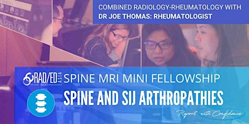 SPINE MRI ONLINE GUIDED MINI FELLOWSHIP IN SPINE & SIJ ARTHROPATHIES primary image