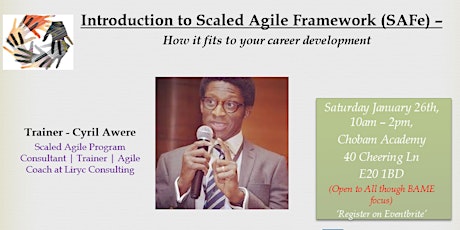 Introduction to Scaled Agile Framework (SAFe) - How it fits to your career development primary image