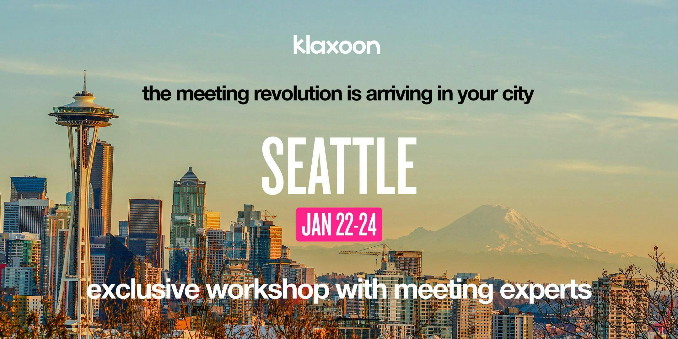 On-the-road workshops - How to improve your Meetings - Seattle