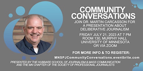Community Conversations with  Martin Carcasson  primärbild