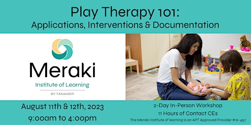 Play Therapy 101: Applications, Interventions, and Documentation primary image