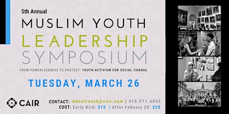 Muslim Youth Leadership Symposium #MYLS2019 primary image