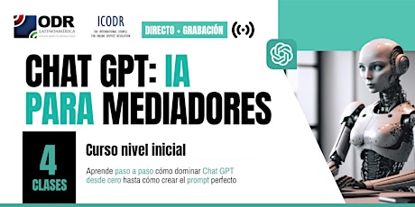 Imagen principal de Chat GPT para Mediadores - Nivel Inicial - Tercera Edición