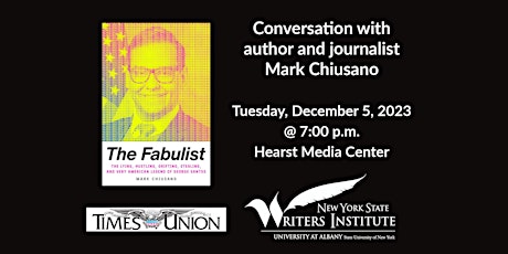Imagen principal de The Fabulist: a conversation with author and journalist Mark Chiusano