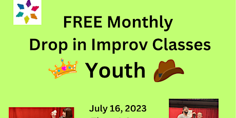 3rd Sunday FREE Youth Drop-in Improv Class [Grades 3-12] primary image