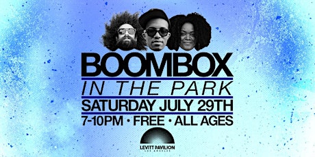 BOOMBOX IN THE PARK [SAT.7/29] primary image