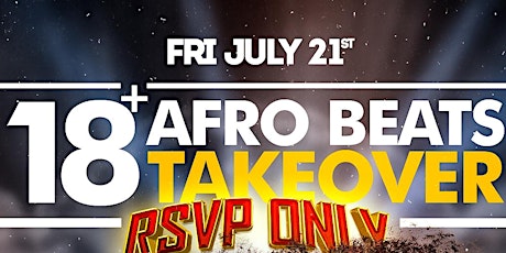 Imagen principal de 18+ Afro Beats Takeover Colorado