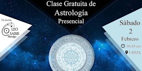 Imagen principal de Clase Gratuita de Astrología Presencial
