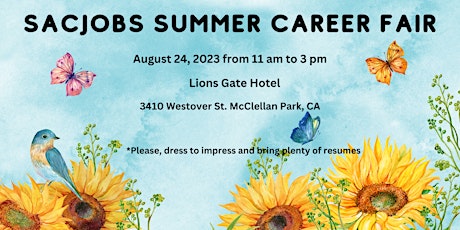 SacJobs Summer Career Fair primary image