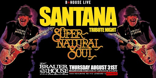 Image principale de Santana Tribute Night ft. SuperNatural Soul