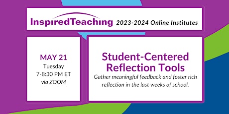 Student-Centered  Reflection Tools